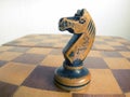 Vintage chess knight Royalty Free Stock Photo