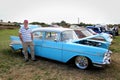 Vintage 1957 chevrolet bel air car Royalty Free Stock Photo