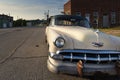 A vintage Chevrolet car parked along the US route 66 neat the city of Galena, in the State of Kansas, USA