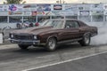 Vintage chevrolet drag car Royalty Free Stock Photo