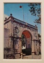 Vintage China Portugal Colonial Macau Macao Chinese Portuguese Colony Border Gate Entrance Entry Immigration Port