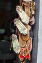 Vintage Chinese straw shoes