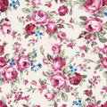 Vintage chintz roses seamless pattern Royalty Free Stock Photo