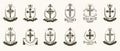 Vintage Christian crosses vector logos or emblems, heraldic design elements big set, classic style heraldry religion symbols,
