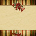 Vintage Christmas background with space for text