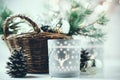 Vintage Christmas decor Royalty Free Stock Photo