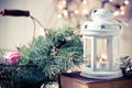 Vintage Christmas decor Royalty Free Stock Photo