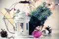 Vintage Christmas decor Royalty Free Stock Photo