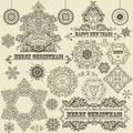 Vintage Christmas Design Elements