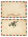 Vintage Christmas Envelope