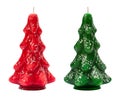Vintage Christmas Tree Candles from the 1940s. Royalty Free Stock Photo