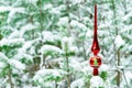 Vintage Christmas tree topper Royalty Free Stock Photo