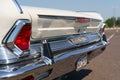 Vintage Chrysler New Yorker. View of the rear lights and chrome banner.