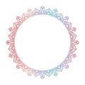 CIRCULAR MANDALA FRAME DESIGN