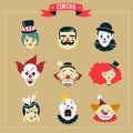 Vintage Circus, freak show icons and hipster