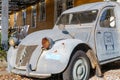 Vintage Citroen 2CV with French Truck Coffee Logo