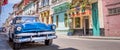 Vintage classic american car in Havana Cuba Royalty Free Stock Photo