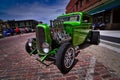 1932 Custom Hot Rod Ford Coupe at the Mount Carrol Mayfest Car show in Illinois May 29 2022 Royalty Free Stock Photo