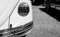 vintage classic car - black and white picture Royalty Free Stock Photo