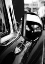 Vintage classic car chrome mirror