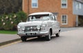 vintage classic car consul 1950s travel transport vehicle bygone era age yesteryear cars Royalty Free Stock Photo