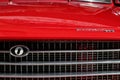 Innocenti logo on the red car Royalty Free Stock Photo