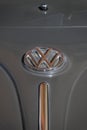 Wolkswagen logo on the beetle car