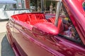 Vintage classic car details interior convertible