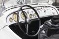 Vintage Classic Car Steering Wheel and Steering Wheel Royalty Free Stock Photo