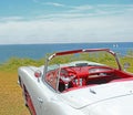 Vintage classic chevrolet corvette Royalty Free Stock Photo