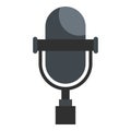 Vintage classic microphone icon isolated Royalty Free Stock Photo