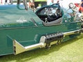 Vintage classic morgan three wheeler motorcar Royalty Free Stock Photo