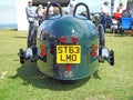 Vintage classic morgan three wheeler motorcar Royalty Free Stock Photo