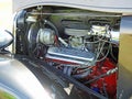 Vintage classic reo engine bay