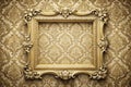 Vintage Classical Frame on Textured Background Royalty Free Stock Photo