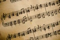 Vintage Classical Music Score Royalty Free Stock Photo