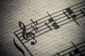 Vintage Classical Music Score Royalty Free Stock Photo