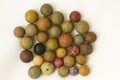 Vintage Clay Marbles Royalty Free Stock Photo