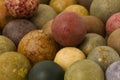 Vintage Clay Marbles Royalty Free Stock Photo