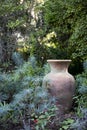 Vintage Clay Pot in Park