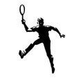 Vintage Clipart 13 Tennis Player