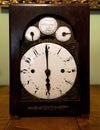 The vintage clock in the Bandinelli Palace, Lviv, Ukraine