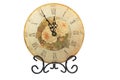 Vintage clock-face with roses Royalty Free Stock Photo