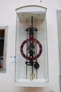 Vintage clock with pendulum