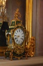 Vintage clock in Rundale Palace
