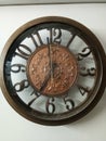 Vintage clock templet.wall clock.