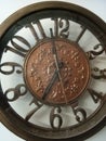 Vintage clock templet