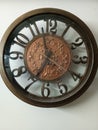 Vintage clock templet