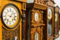 Vintage clocks - time background Royalty Free Stock Photo