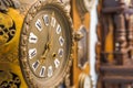 Vintage clocks - time background Royalty Free Stock Photo